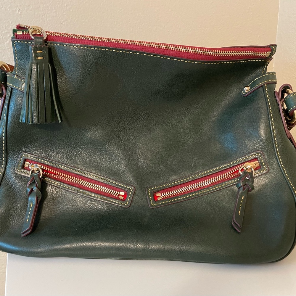 Dooney & Bourke Florentine East/West Zip Sac /Ivy